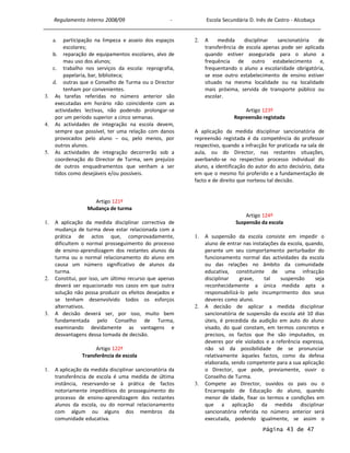 Regulamento Interno 2008-2009