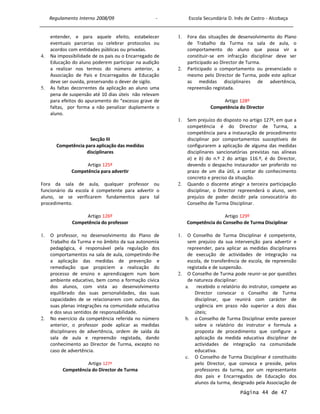 Regulamento Interno 2008-2009