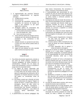 Regulamento Interno 2008-2009