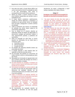 Regulamento Interno 2008-2009