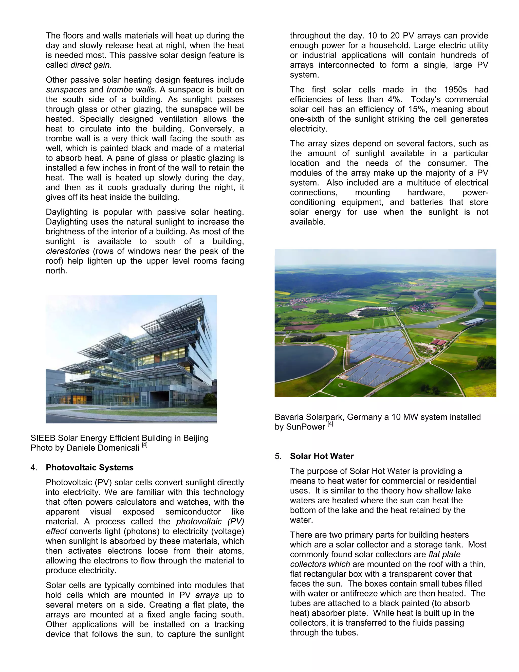 Renewable Energies And Solar Power