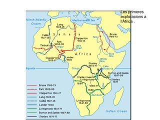 Les primeres exploracions a l’Àfrica . 