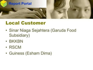 Integrated Business Intelligence and Data Warehouse