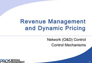 Revenue Management And Dynamic Pricing Part I