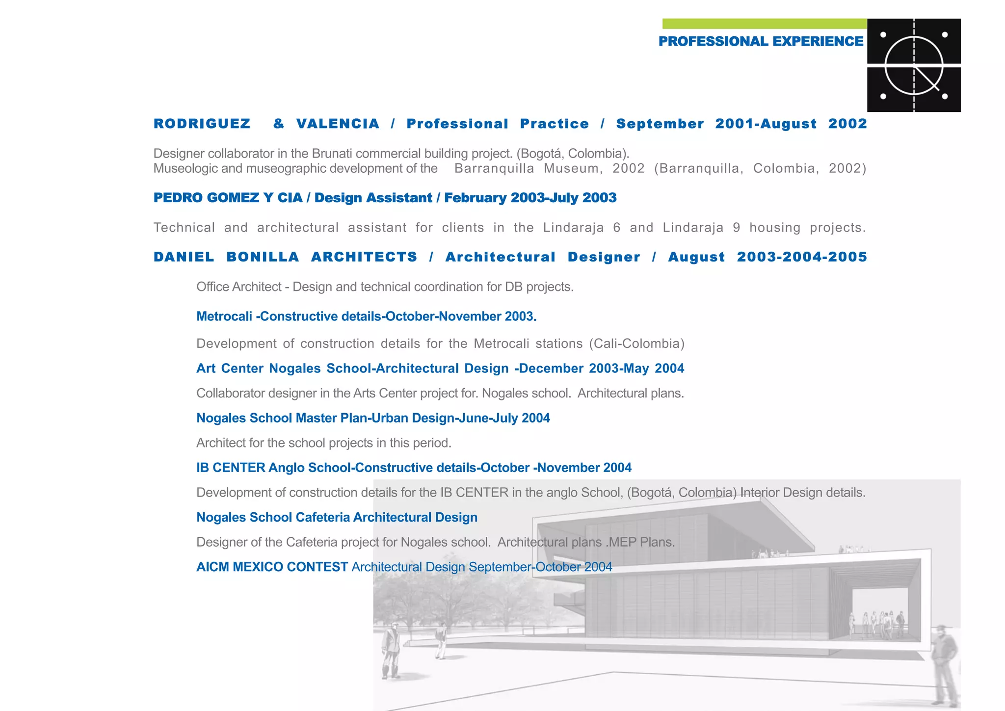 Rodrigo Montoya Architect Cv