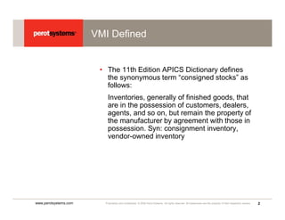 Sapphire -Improve Supply Chain Efficiency With Vendor Managed Inventory ...