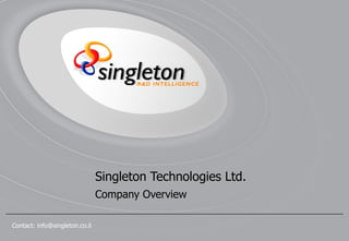 Singleton Technologies Ltd. Company Overview 