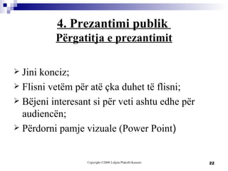 Shkrimi Akademik Dhe Prezantimi[1][1] | PPT
