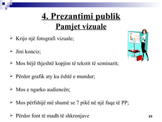 Shkrimi Akademik Dhe Prezantimi[1][1] | PPT