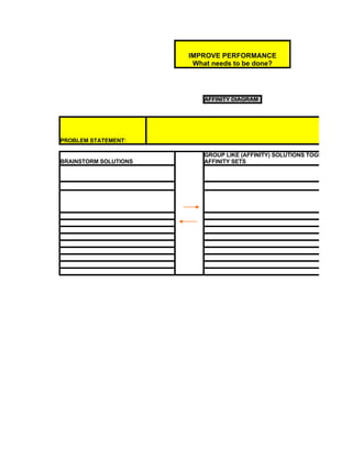 Six Sigma Tools Template