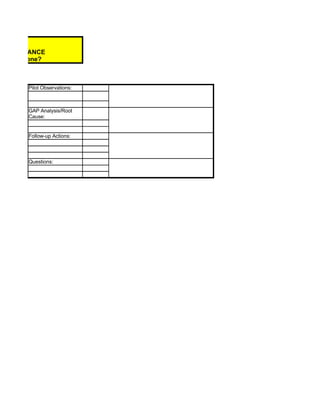 Six Sigma Tools Template