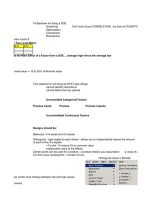 Six Sigma Tools Template
