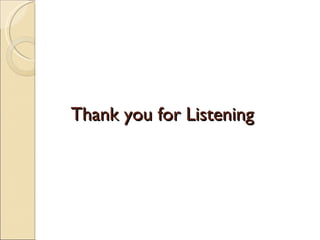 Thank you for Listening 