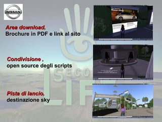 Area download , Brochure in PDF e link al sito Condivisione  , open source degli scripts Pista di lancio ,  destinazione sky 