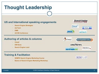 Smartsearch Marketing Overview
