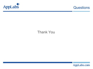 Questions Thank You 