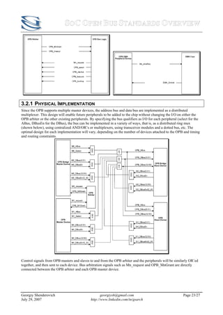 SOC/ASIC Bus Standards | PDF