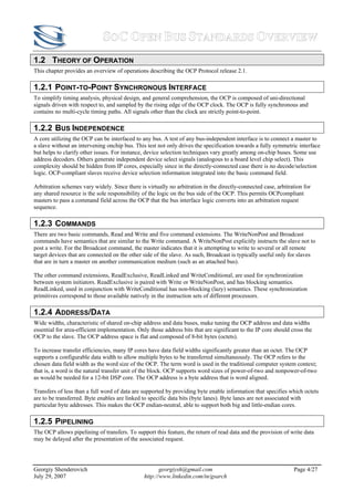 SOC/ASIC Bus Standards | PDF