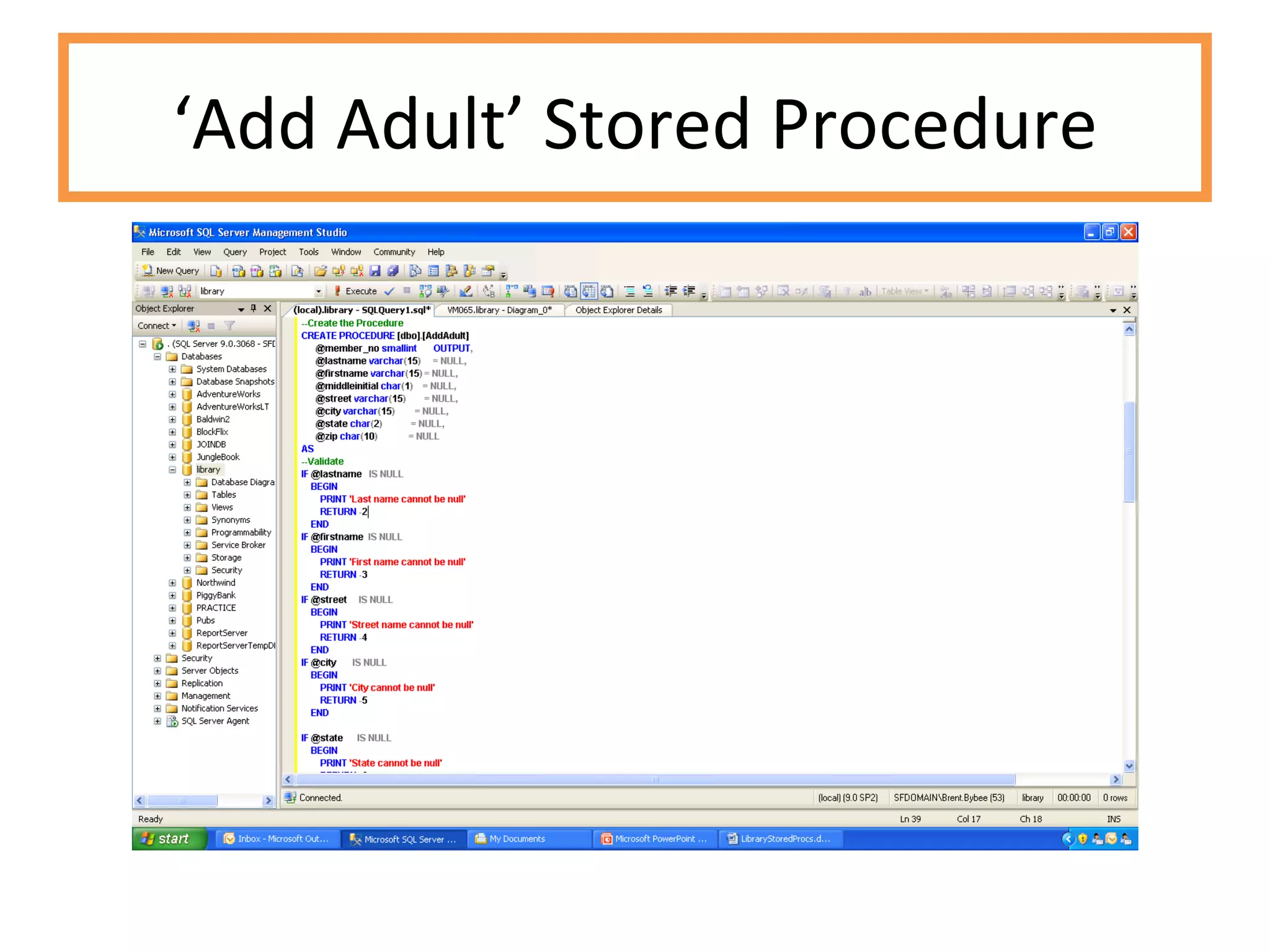 SQL Portfolio | PPT