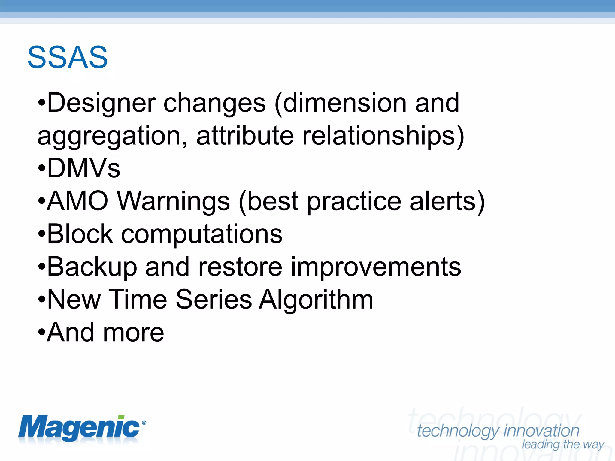 SQL Server 2008 New Features