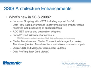 SQL Server Integration Services – Enterprise Manageability