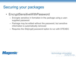 SQL Server Integration Services – Enterprise Manageability