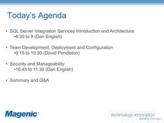 SQL Server Integration Services – Enterprise Manageability