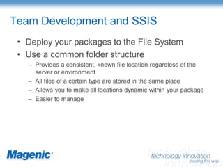 SQL Server Integration Services – Enterprise Manageability