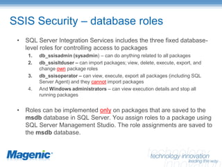 SQL Server Integration Services – Enterprise Manageability