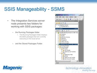 SQL Server Integration Services – Enterprise Manageability