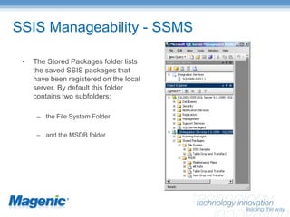 SQL Server Integration Services – Enterprise Manageability
