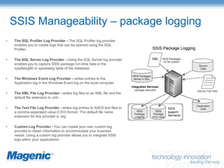 SQL Server Integration Services – Enterprise Manageability