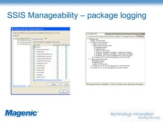 SQL Server Integration Services – Enterprise Manageability