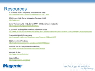 SQL Server Integration Services – Enterprise Manageability