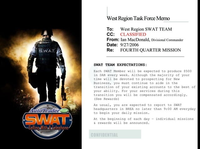 Swat Presentation | PPT | Business | Business and Finance