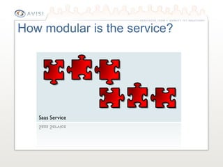 How modular is the service?




   Saas Service
 