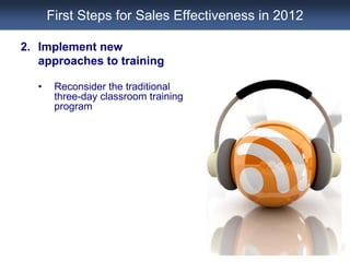 Sales Effectiveness 2012