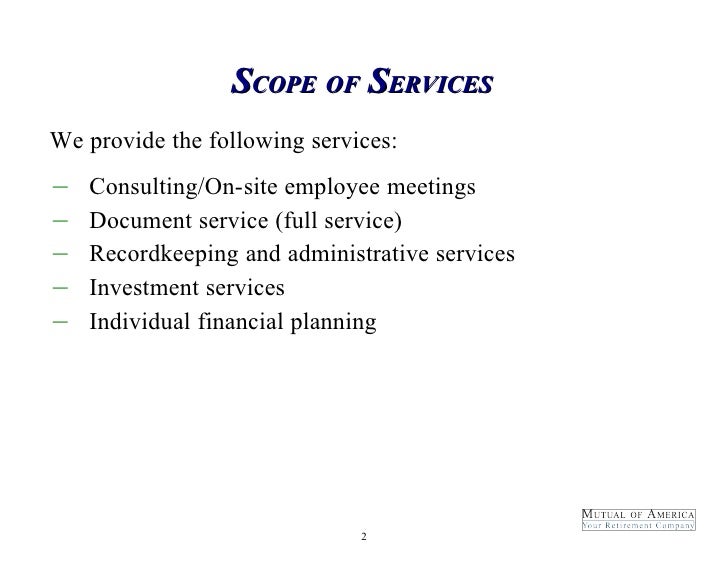 sample full service proposal