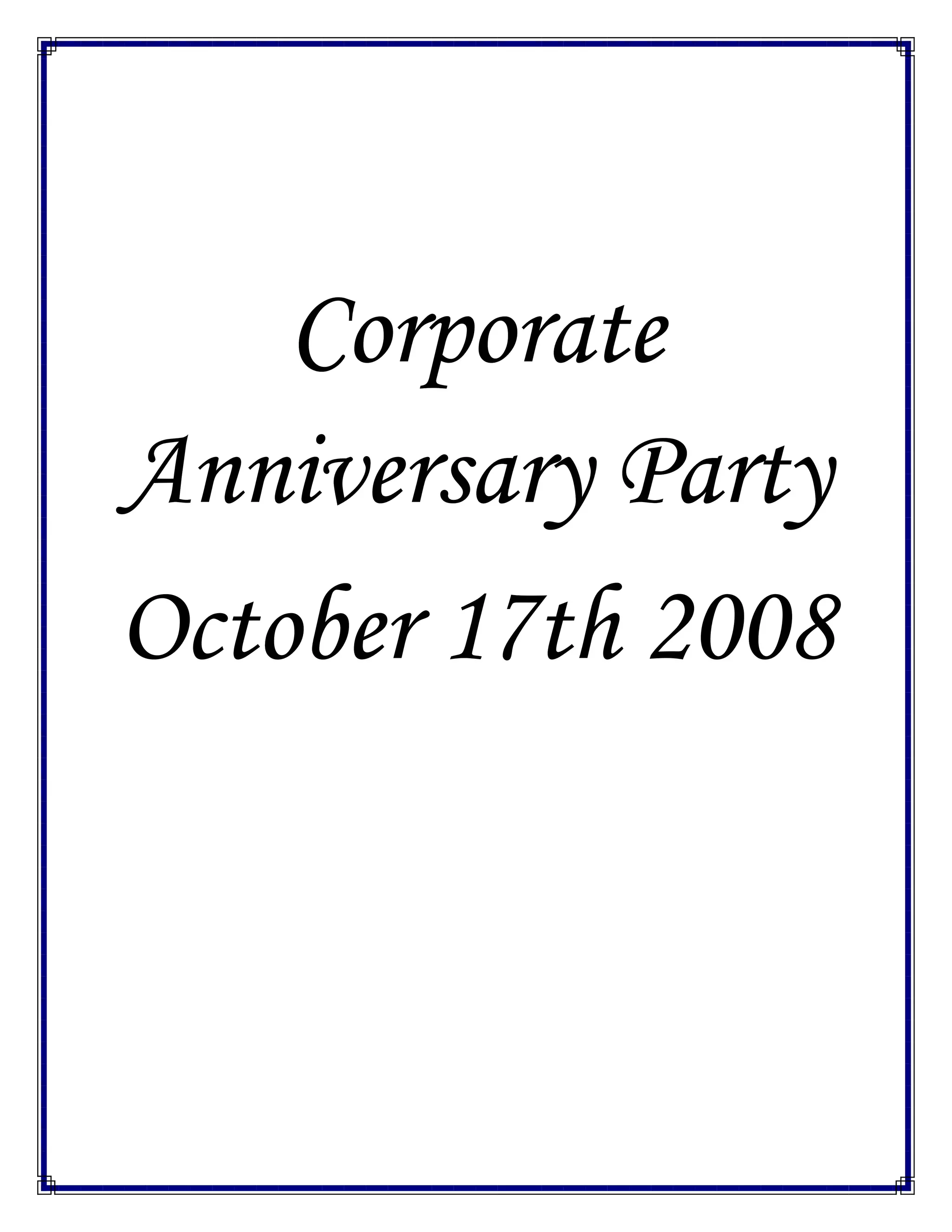 Savannah Ruhl Event Planning Portfolio