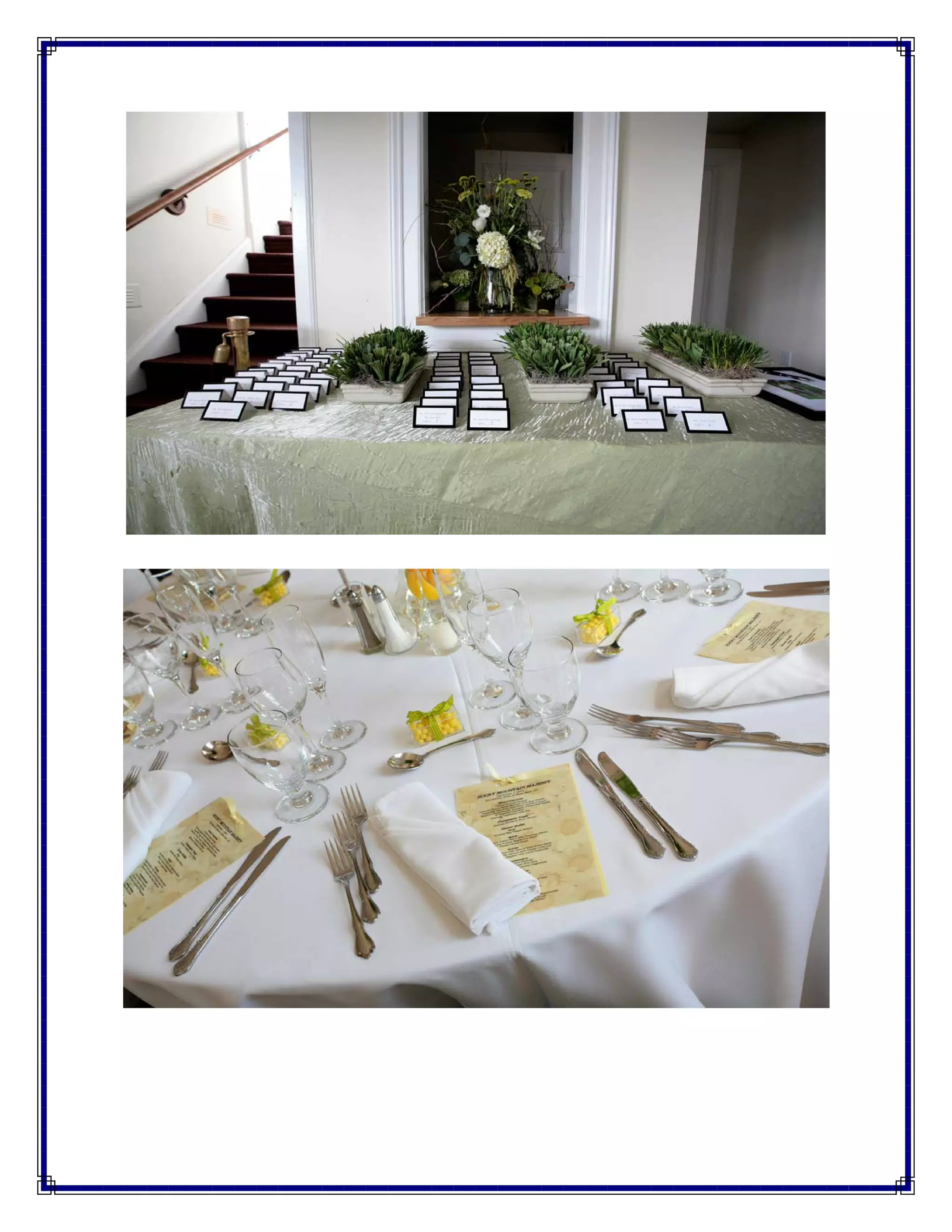 Savannah Ruhl Event Planning Portfolio