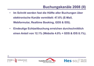 Schegg & Allemann 2009 Schweizer Hotellerie und Internet 2008
