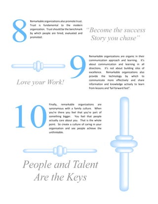 Secrets Of Remarkable Workplaces