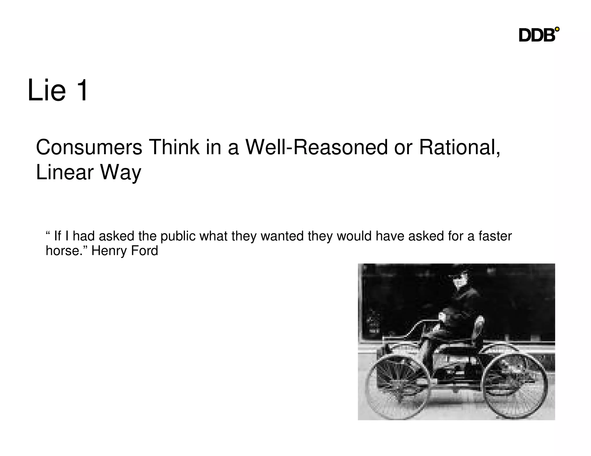 Seeing Things The Consumers Way