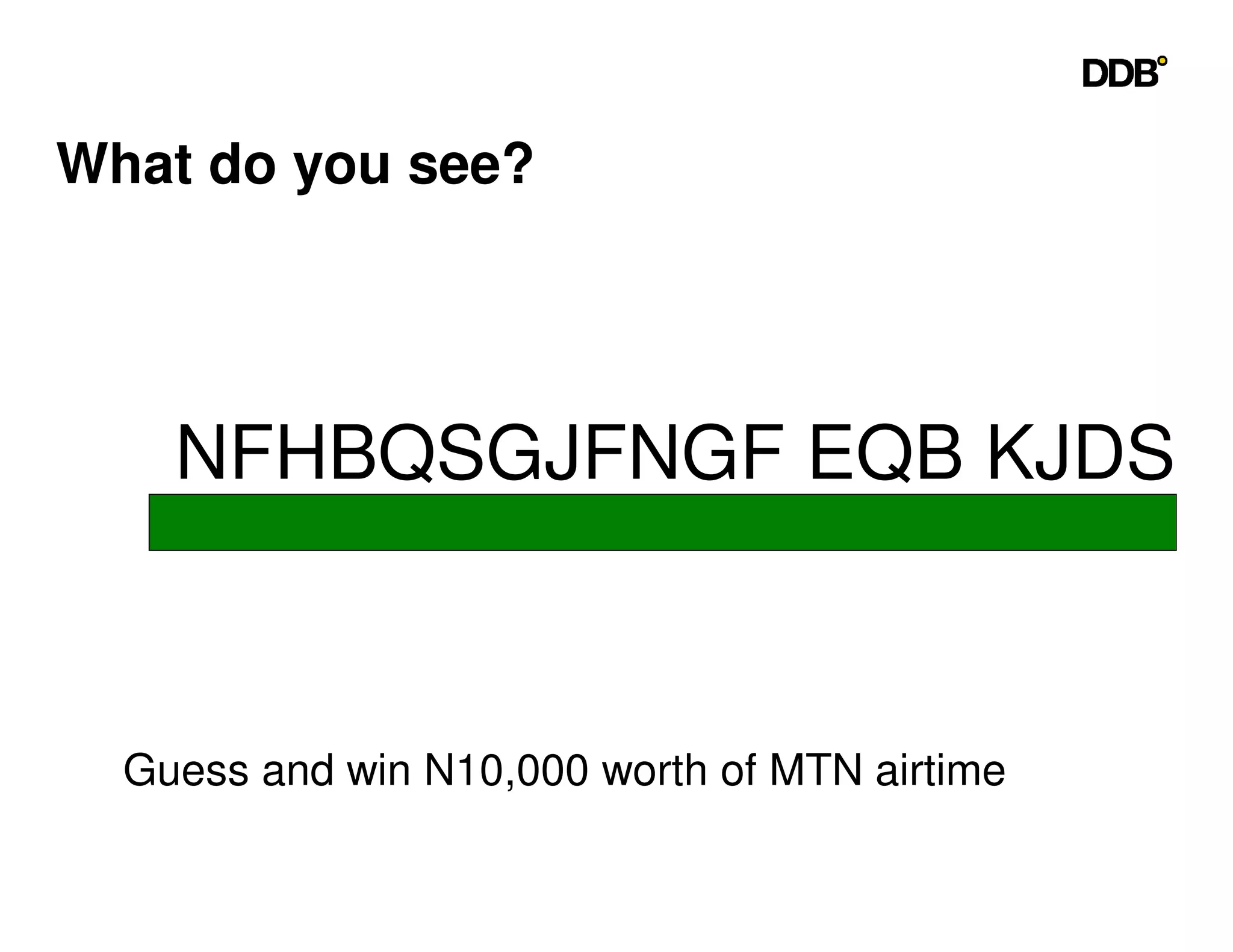 Seeing Things The Consumers Way