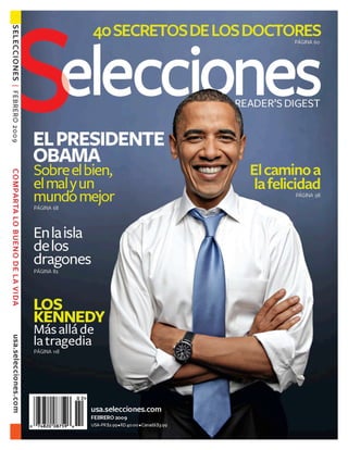 Selecciones February 2009 Cover