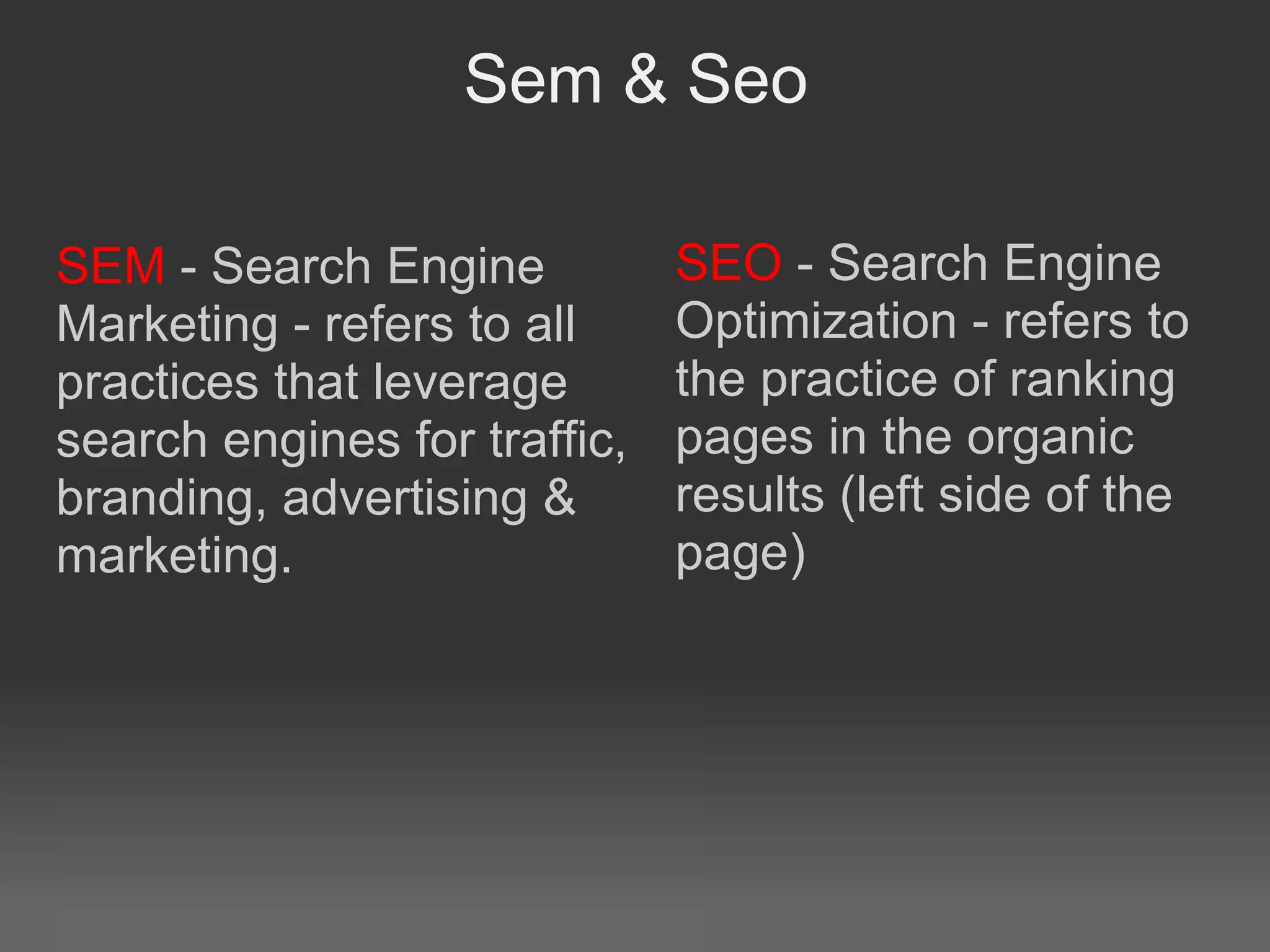 Seo Basic Training
