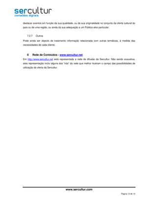 Sercultur Conteudos