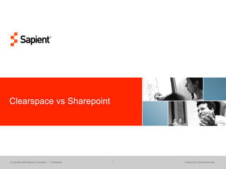 Clearspace vs Sharepoint 
