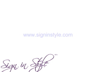 www.signinstyle.com 