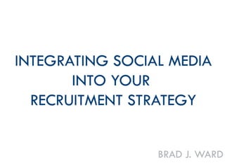Integrating Social Media into your Recruitment Strategy (Singapore)